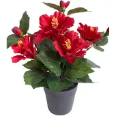 Botanic-Haus Kunstblume "Hibiskus im Topf"