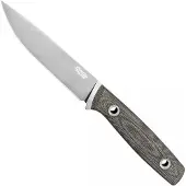 Trc knives This Is Freedom, Black Canvas Micarta, Fahrtenmesser