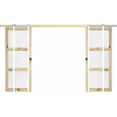 Vente-unique Schiebetür Acosta Naturfarben Hell 93 cm