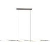 ESCALE Silk 2.0 160 LED-Pendelleuchte-Aluminium geschliffen-mit dim2warm (2200K - 2900K)