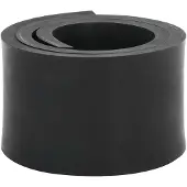 vidaXL Gummileiste für Schneepflug Schwarz 80x10x1 cm