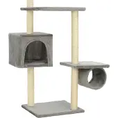 vidaXL Katzenbaum mit Sisal-Kratzsäulen 260 cm Dunkelblau