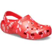 Crocs Klassische VDAY Clog T 209755-6ZR Kirschrot EU 22/23