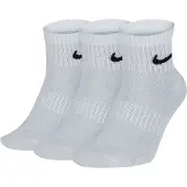 Nike Everyday Lightweight Trainings-Knöchelsocken (3 Paar) - Weiß |Größe 42-46
