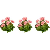 Creativ Green Kunstblume "Minigeranie"