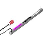 Rittal 7979.133, Standard, 0U, Dreiphasig, Senkrecht, Aluminium, Kunststoff, Schwarz, Silber
