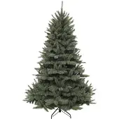Triumph tree Forest Frosted Pine künstlicher Weihnachtsbaum Newgrowth blau h215 d140 cm (blauw)