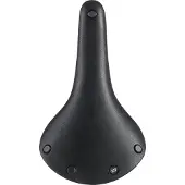 Brooks C17, Fahrradsattel, Straßenrennen, Schwarz, Einfarbig, Nylon, Gummi
