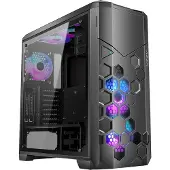 Azza STORM ARGB, Full Tower, PC, Schwarz, ATX, micro ATX, EATX, Gaming, Blau, Grün, Rot
