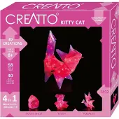 Kosmos Creatto Katze, Bastelset, 3D-Puzzle, Nachtlicht, Leuchtfigur, Dekoration, Puzzle, 03492
