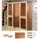 Weka Elementsauna KAARINA 2 x B x T x H x 175 x 192 x 199