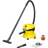 Kärcher WD 2 Plus V-12/4/18, 1000 W, Trommel-Vakuum, Trocken&Nass, Staubbeutel, 12 l, Schaum