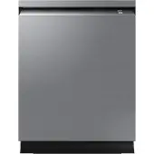 Samsung 14 Maßgedecke, 60 cm, DW7700B, Unterbau Geschirrspüler mit WaterJet Clean, Unterbau, Standardgröße (60 cm), Silber, Berührung, 1,5 m, 1,55 m