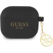 GUESS GUA3LSC4EK AirPods 3 Cover schwarz/schwarz Charm 4G Collection Schutzhülle