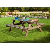 Weka Sitzbankgarnitur feststehend, kdi B x T x H 181 x 163 x 72