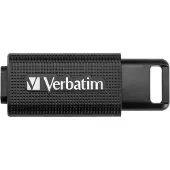 Verbatim USB-C-Stick Store 'n' Go, 32 GB, Retractable Typ-C, 100MB/s Lesegeschwindigkeit & 20 MB/s Schreibgeschwindigkeit, schwarz