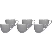 Ritzenhoff & Breker Espressotasse 80ml 6er Set Doppio grau