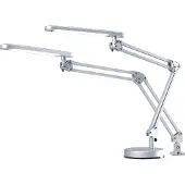 Hansa - Styro HANSA Tischleuchte, Klemmfuß, silber