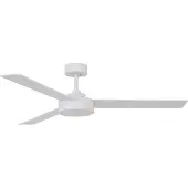 BAYSIDE Schlanker weißer Fächer Lagoon Ø 132cm IP55