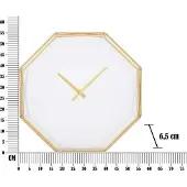 ALBERTA FERRETTI Wanduhr „Goldy“, achteckig, Ø 56 x 6,5 cm, goldfarben