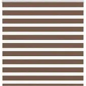 vidaXL Doppelrollo Braun 150x150 cm Stoffbreite 145,9 cm Polyester