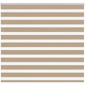 vidaXL Doppelrollo Sandbraun 160x150 cm Stoffbreite 155,9 cm Polyester