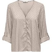 ONLY Bluse in Beige - XL