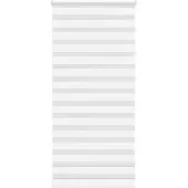 vidaXL Doppelrollo Weiß 100x200 cm Stoffbreite 95,9 cm Polyester