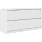 vidaXL TV-Schrank Weiß 100x35x54 cm Holzwerkstoff