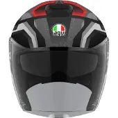 AGV Irides Zurigo Matt Schwarz Grau Jethelm Größe 2XL