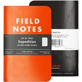 Field Notes Expedition Waterproof Notebooks FNC-17 Dot-Graph 3-Pack, Notizbuch, gepunktet, 3-teiliges Set