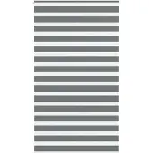 vidaXL Doppelrollo Dunkelgrau 125x230 cm Stoffbreite 120,9 cm Polyester