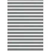 vidaXL Doppelrollo Dunkelgrau 165x200 cm Stoffbreite 160,9 cm Polyester