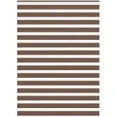 vidaXL Doppelrollo Braun 155x230 cm Stoffbreite 150,9 cm Polyester