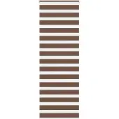 vidaXL Doppelrollo Braun 80x230 cm Stoffbreite 75,9 cm Polyester