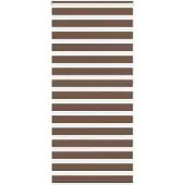 vidaXL Doppelrollo Braun 105x230 cm Stoffbreite 100,9 cm Polyester