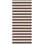 vidaXL Doppelrollo Braun 110x230 cm Stoffbreite 105,9 cm Polyester