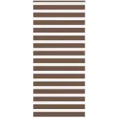 vidaXL Doppelrollo Braun 100x200 cm Stoffbreite 95,9 cm Polyester