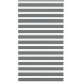 vidaXL Doppelrollo Dunkelgrau 135x230 cm Stoffbreite 130,9 cm Polyester