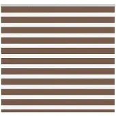vidaXL Doppelrollo Braun 165x150 cm Stoffbreite 160,9 cm Polyester