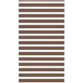 vidaXL Doppelrollo Braun 120x200 cm Stoffbreite 115,9 cm Polyester