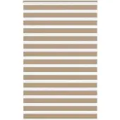 vidaXL Doppelrollo Sandbraun 145x230 cm Stoffbreite 140,9 cm Polyester