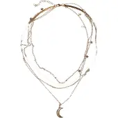 Urban Classics Schmuckset "Urban Classics Unisex Stars Layering Necklace", (1 tlg.)