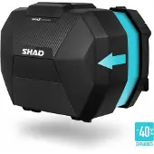 Shad Sh38x Carbon Expandable Seitenkoffer-set