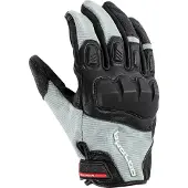 Pharao Yukon Mesh Leder/Textilhandschuh kurz grau 11 Herrengrau11 - Motorradbekleidung - Motorradhandschuhe
