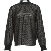 Comma Blouse Black Größe: 42 | Blusen Outlet | Damen | Schwarz