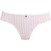 s.Oliver String "Amelie", Damen, Gr. 44/46, rosa (rosé), Microfaser, Obermaterial: 78% Polyester, 14% Polyamid, 8% Elasthan, Unterhosen String, in modischer Streifenoptik