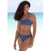 s.Oliver Bügel-Bandeau-Bikini-Top "Rome" in Wickeloptik