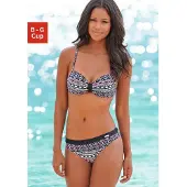 LASCANA Bügel-Bikini mit unifarbener Schlaufe zwischen den Cups