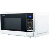 Sharp R670W, Arbeitsplatte, Solo-Mikrowelle, 20 l, 800 W, Eingebautes Display, LED